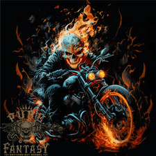 Skull Biker Motorcycle