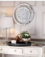 Laura Ashley Lexham Mirror Wall Clock 50cm Brand New RRP£100