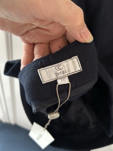 Bnwt navy pure linen trousers - bnwt,