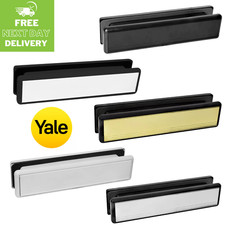 Yale Letterbox Letter Plate for uPVC, Composite & Timber Doors - All Sizes