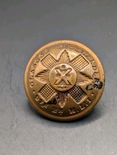 WW1 Glasgow Highlanders 9th Bn Highland Light Infantry Officers 25mm Button Army