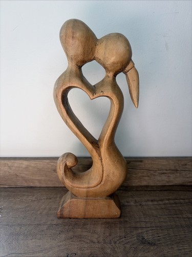 Hand carved wooden lovers - hand,