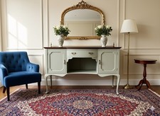 Unique , Vintage,  Bow- Fronted Cabinet, Buffet,  Sideboard, Display, Cupboard