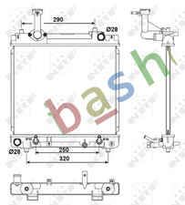 ENGINE RADIATOR AUTOMATIC FITS