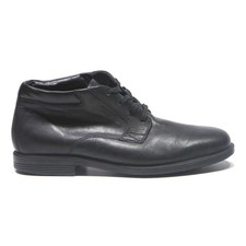 ROCKPORT Mens Black Leather