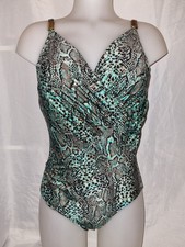 Gorgeous green brown snakeskin