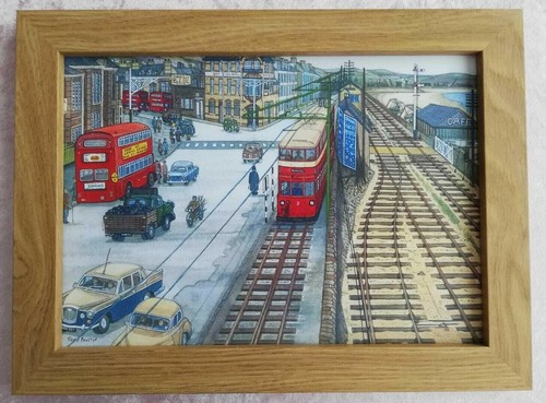 Mumbles railway passing - passing, st