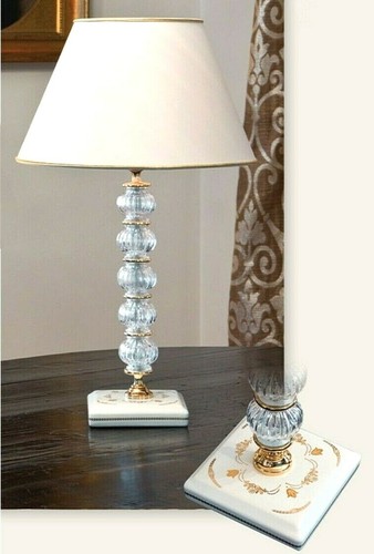 Table lamp italian majolica - table,
