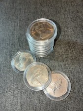 Vintage Large 50p Pieces