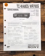 Sony TC-WA8ES TC-WR765S