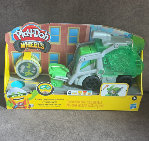 Play doh wheels dumpin - wheels, dumpin'
