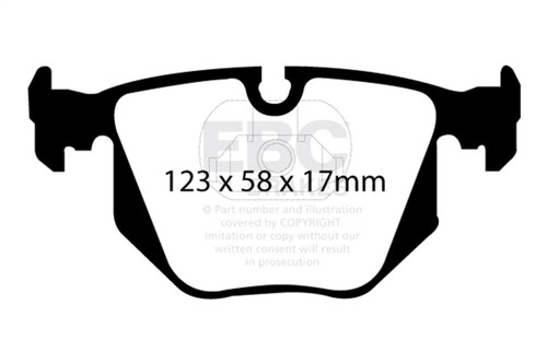 Ebc yellowstuff rear brake - ebc,