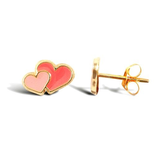 Stud earrings 9ct yellow gold - stud,