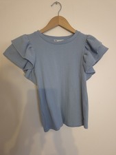 Zara Top Womens 6  Light Blue