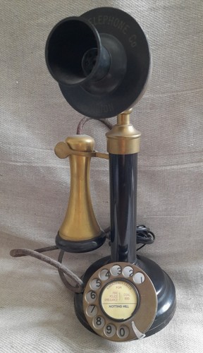 Candlestick telephone rotary - candlestick,