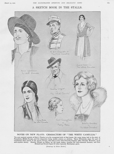 Characters from the white - characters, 'the
