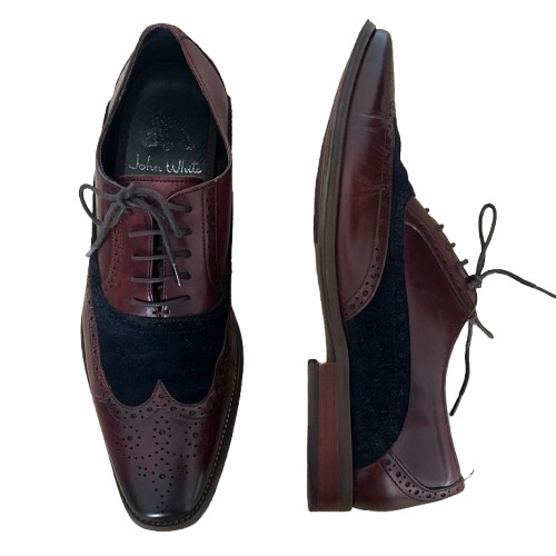 John white mens brogue shoes - mens,