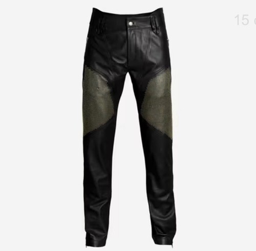Versace black leather - x, h&m