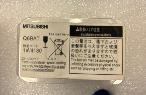 Mitsubishi melsec plc q6bat - melsec, /