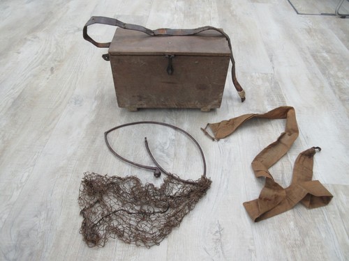 Vintage curved wooden - , fishing