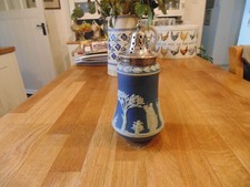 Antique Blue Wedgwood Jasper ware Sugar Caster.