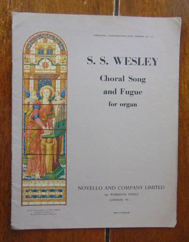 Wesley choral song and - wesley,