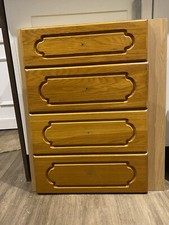 SOLID OAK DRAWER SET  3 AT 500