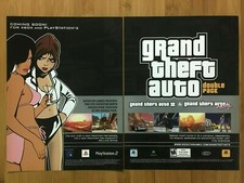 Grand Theft Auto 3/Vice City Double Pack Xbox 2003 Print Ad/Poster Official Art