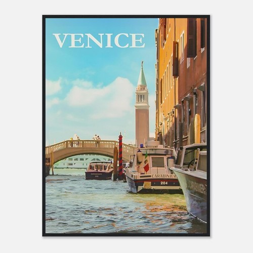 Venice travel poster - travel,