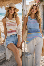 2) Sundance Knit Sweater Tank