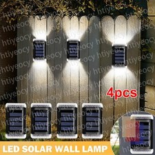 4x SUPER BRIGHT SOLAR POWERED