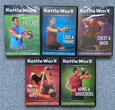 Kettleworx Bodybuilding DVDs (2 new sealed) SIx Week Body X5