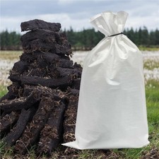 Peat Briquette Fire Burning