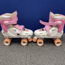 SFR Typhoon Kids Adjustable Quad Roller Boots Skates Size 6-3