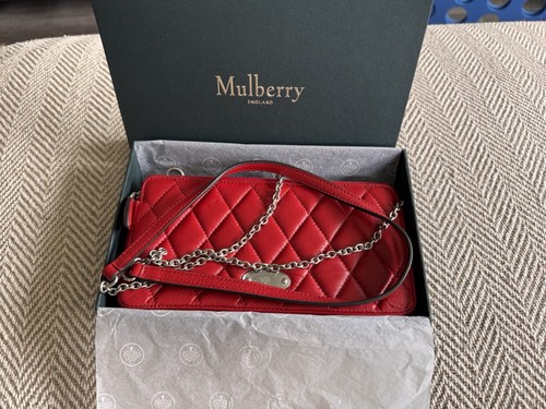 Genuine mulberry quilted red - genuine,