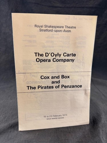 1974 oyly carte opera - d'oyly,