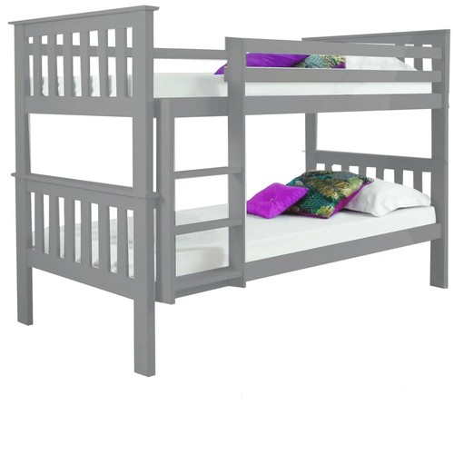 Wooden bunk bed double - bed,