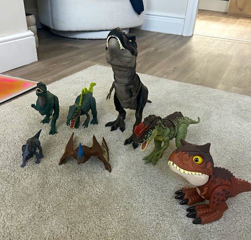 Mattel jurassic world dinosaur - jurassic,