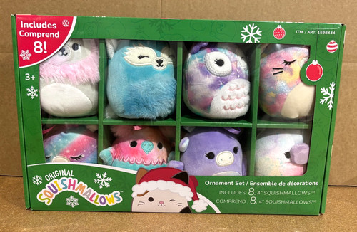 Squishmallows ornament 8pc set - squishmallows,