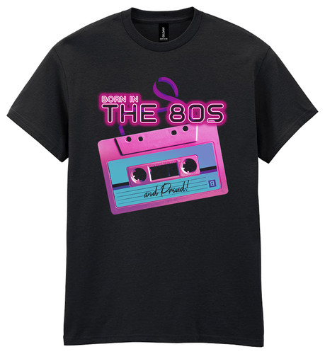 Born the 80s proud cassette - 80s,