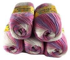 Rainbow Baby wool pack 5 x 100g Cicibebe Batik Yarn wool crochet DK acrylic 61