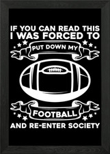 American Football Team Framed