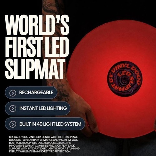 Led slipmat for - for, turntables