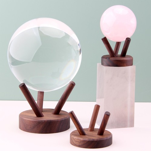 Wooden crystal holder - crystal, stand