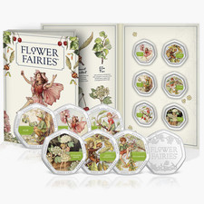 Limited Edition Collectable Flower Fairies Colour Coins Tree Collector Volume 1