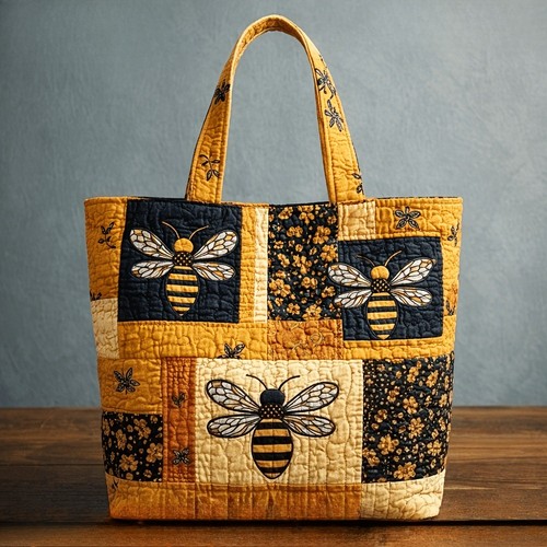 Vintage floral quilted tote - vintage,