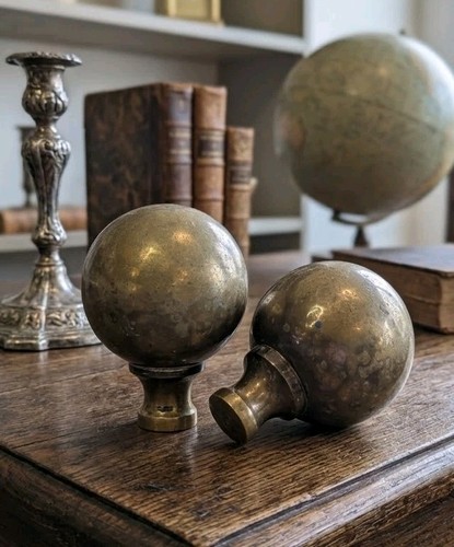 Pair antique solid - 1,