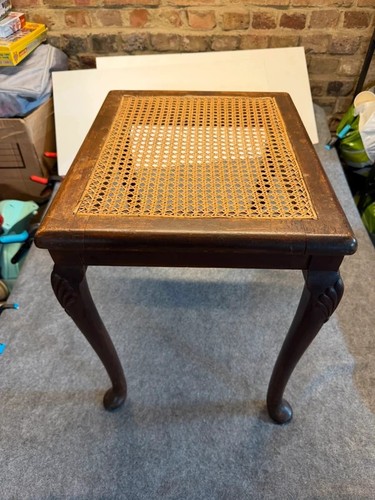 Edwardian mahogany and cane - mahogany,