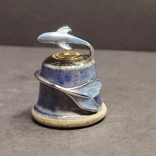 544 blue glazed - blue,