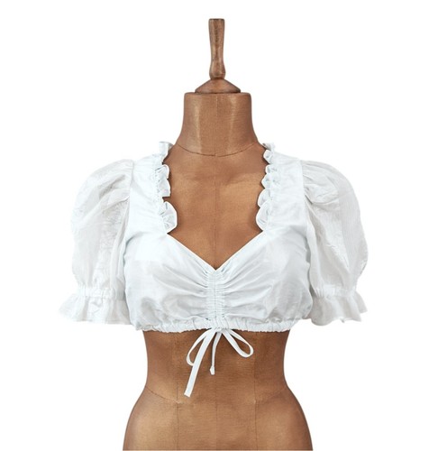 Dirndl blouse cotton hippie - blouse,